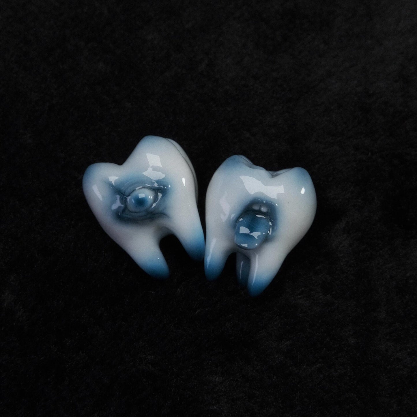 Tooth & Terror Resin Earrings
