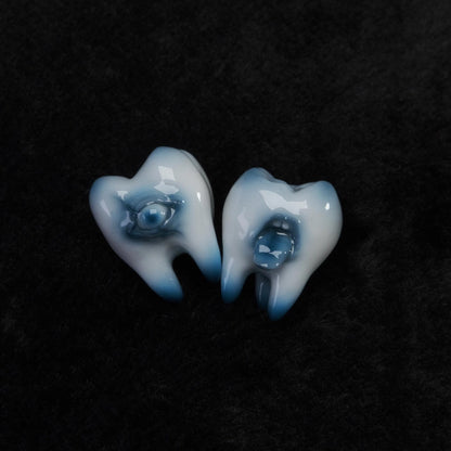 Tooth & Terror Resin Earrings