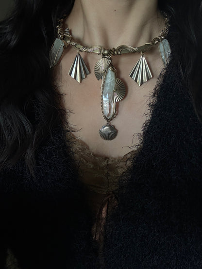 Cleopatra-style Vintage Brass Choker