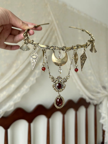 Cleopatra-style Vintage Brass Choker