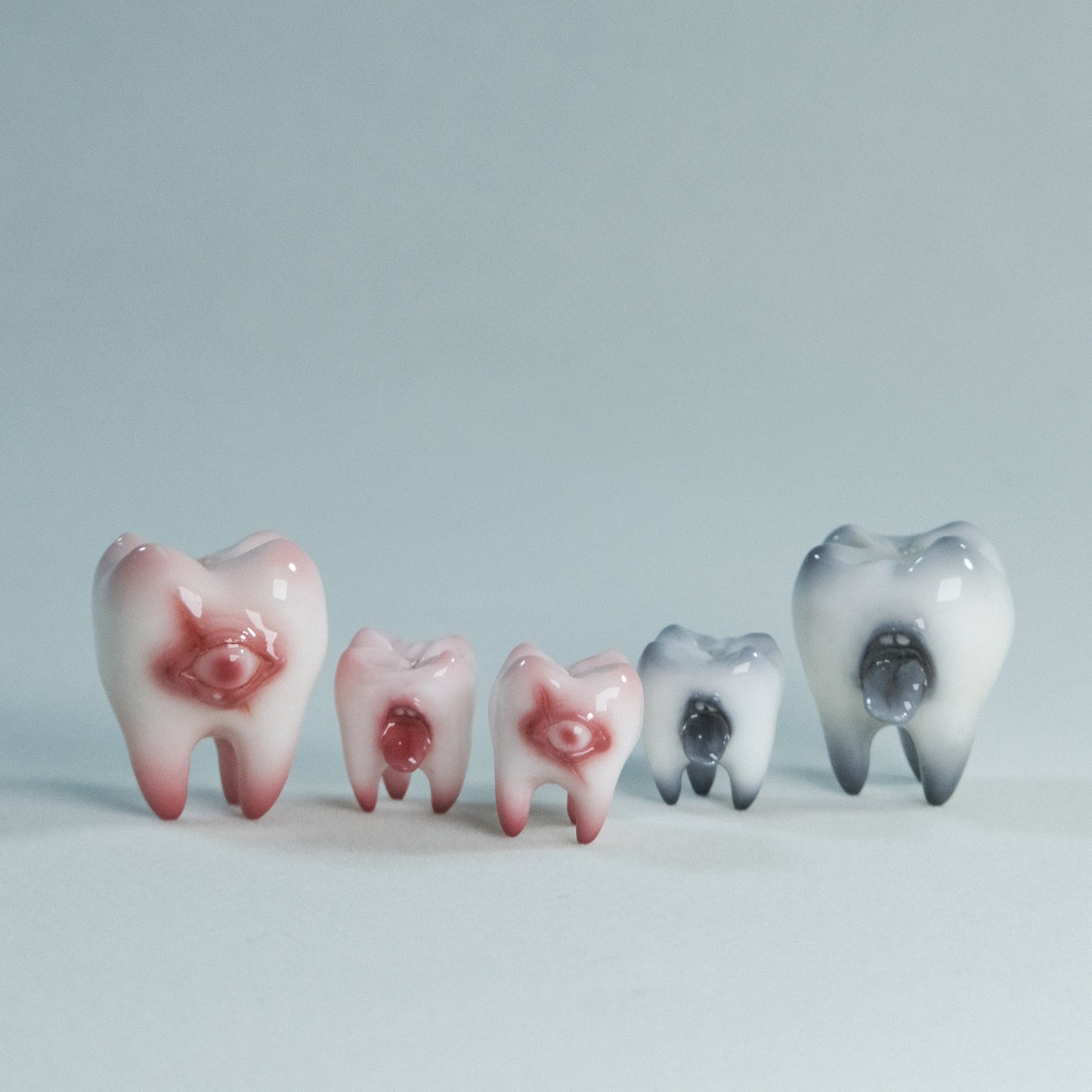 Tooth & Terror Resin Earrings