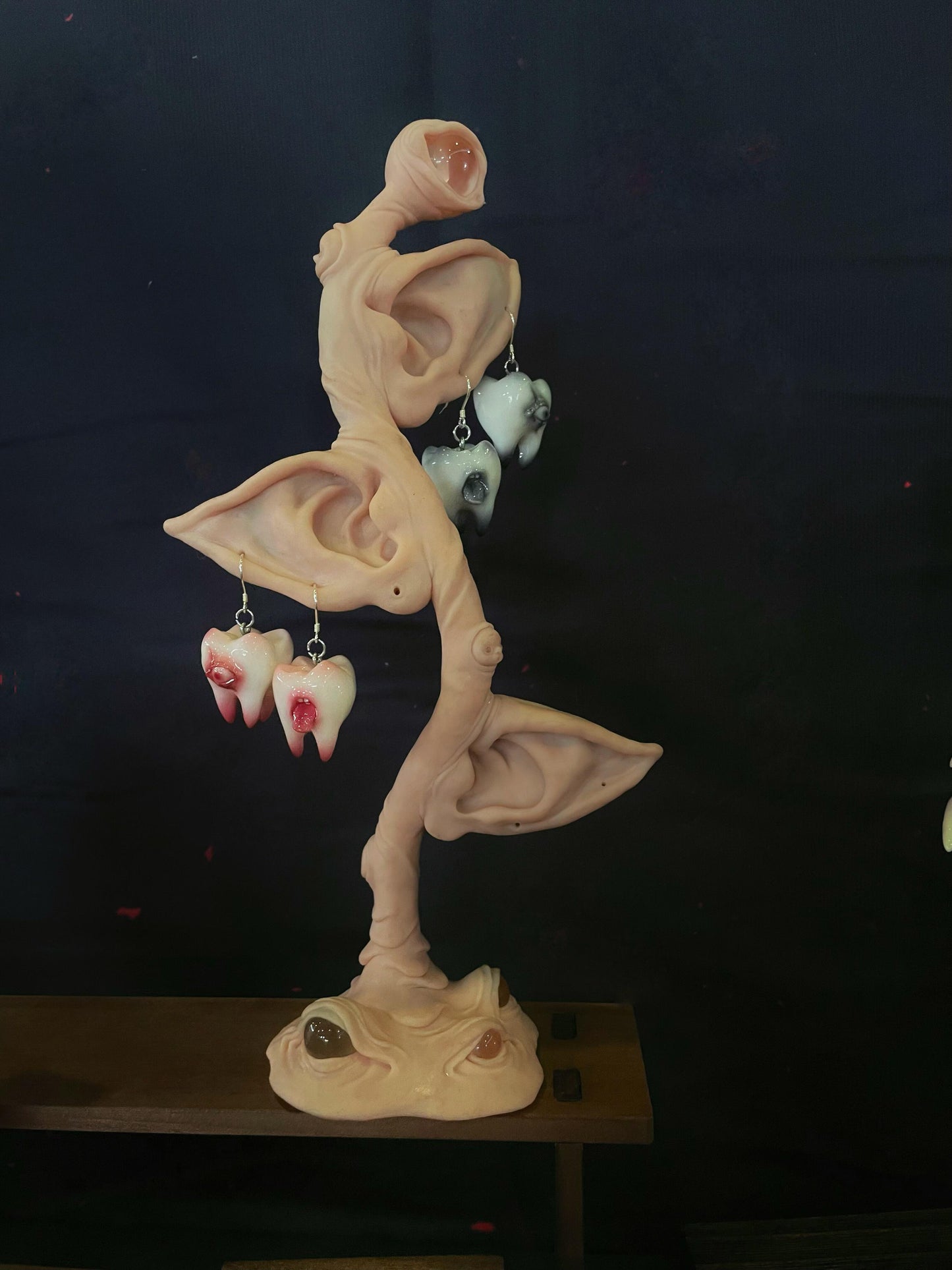 Tooth & Terror Resin Earrings