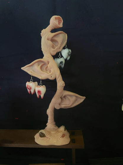 Tooth & Terror Resin Earrings
