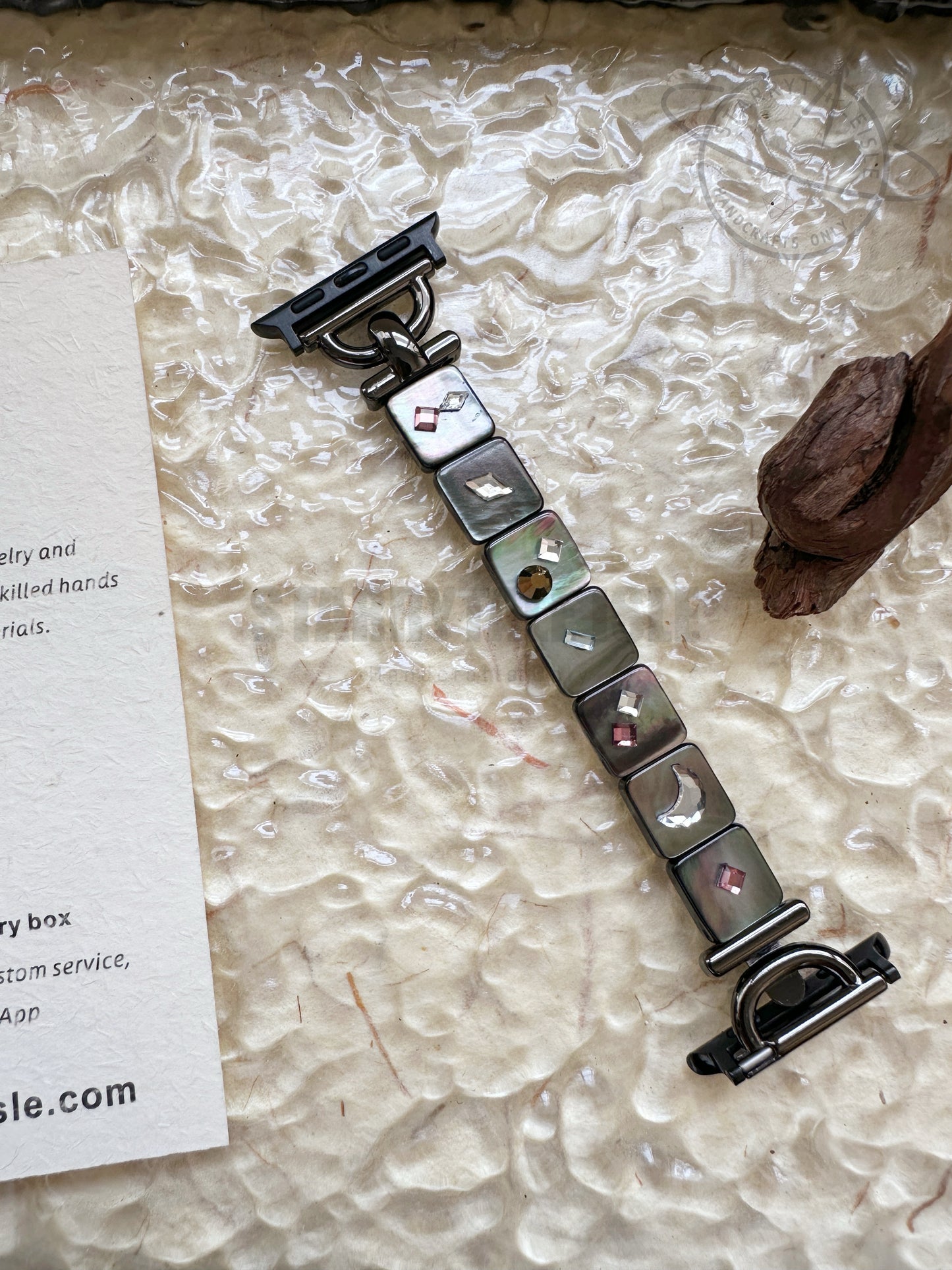 Handmade Pearl Oyster Shells Apple Watch Band