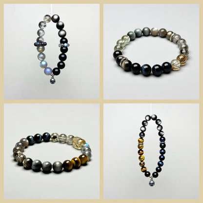 Wasteland Chic Series Quartz Crystal Bracelet
