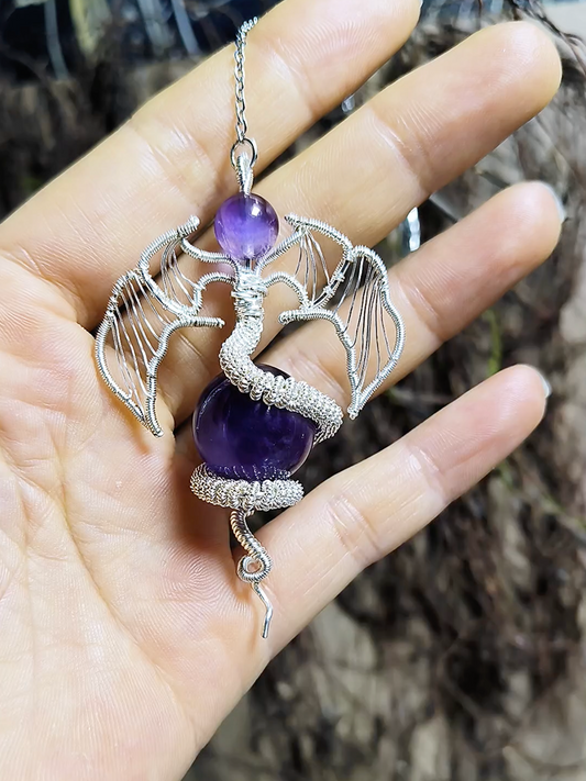 Phoenix & Serpent Pendant Necklace