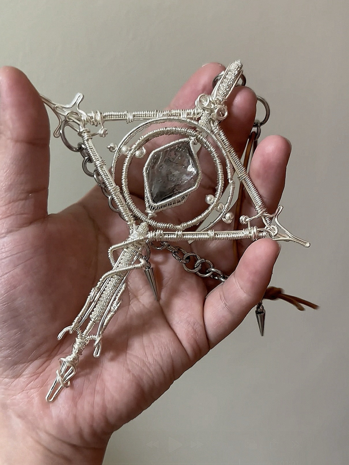 Time-turner Evil Eye Necklace