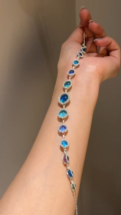 Handcrafted Fused Glass Wire-wrapping Series