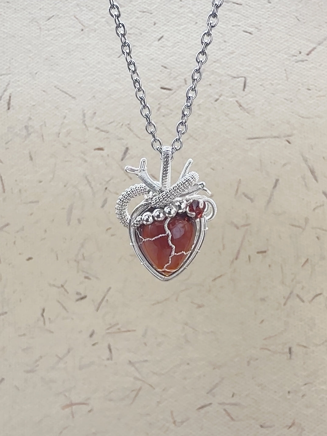 Beating Glow Heart-shaped Necklace