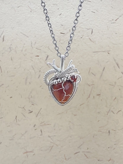 Beating Glow Heart-shaped Necklace