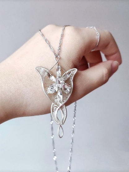Lotr-Inspired Evenstar Pendant Necklace