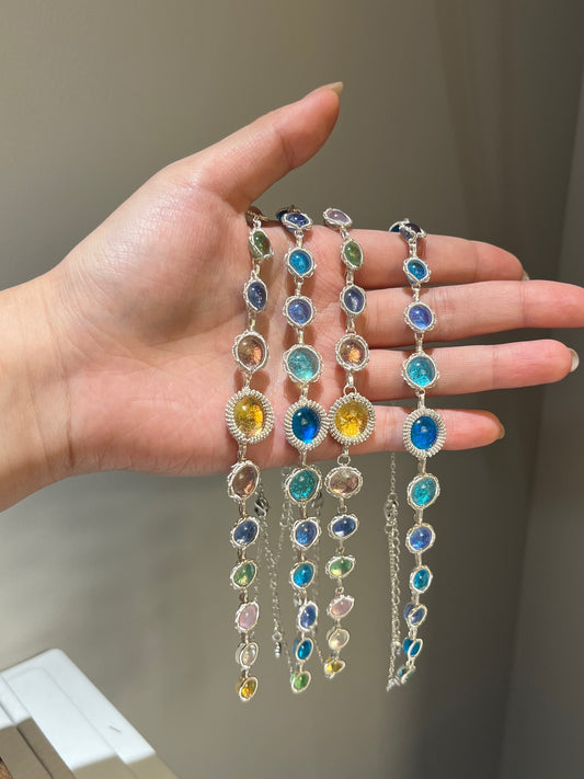 Handcrafted Fused Glass Wire-wrapping Series