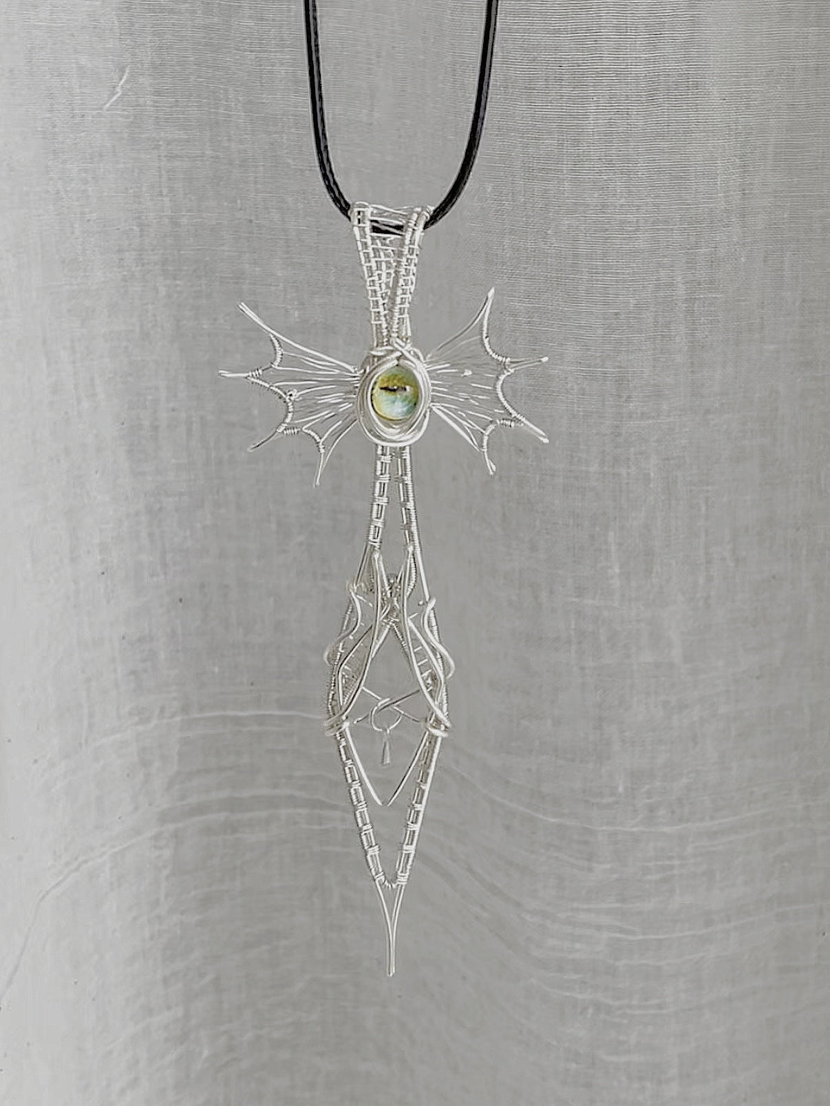 Siren's Gaze Blade Pendant Necklace