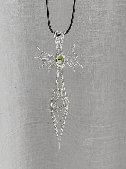 Siren's Gaze Blade Pendant Necklace