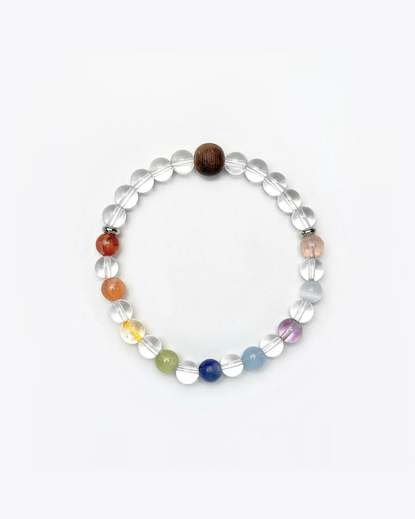 Agarwood Skittles Quartz Crystal Bracelet