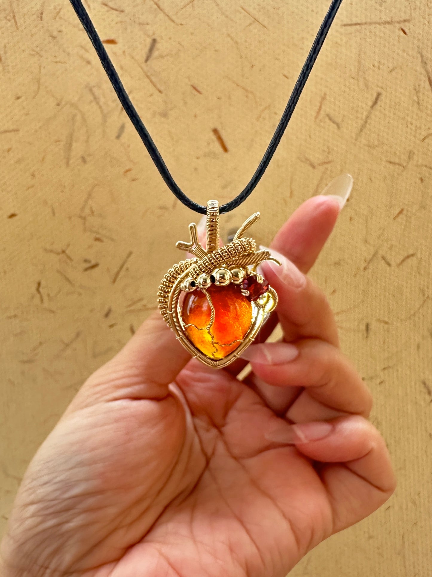 Beating Glow Heart-shaped Necklace