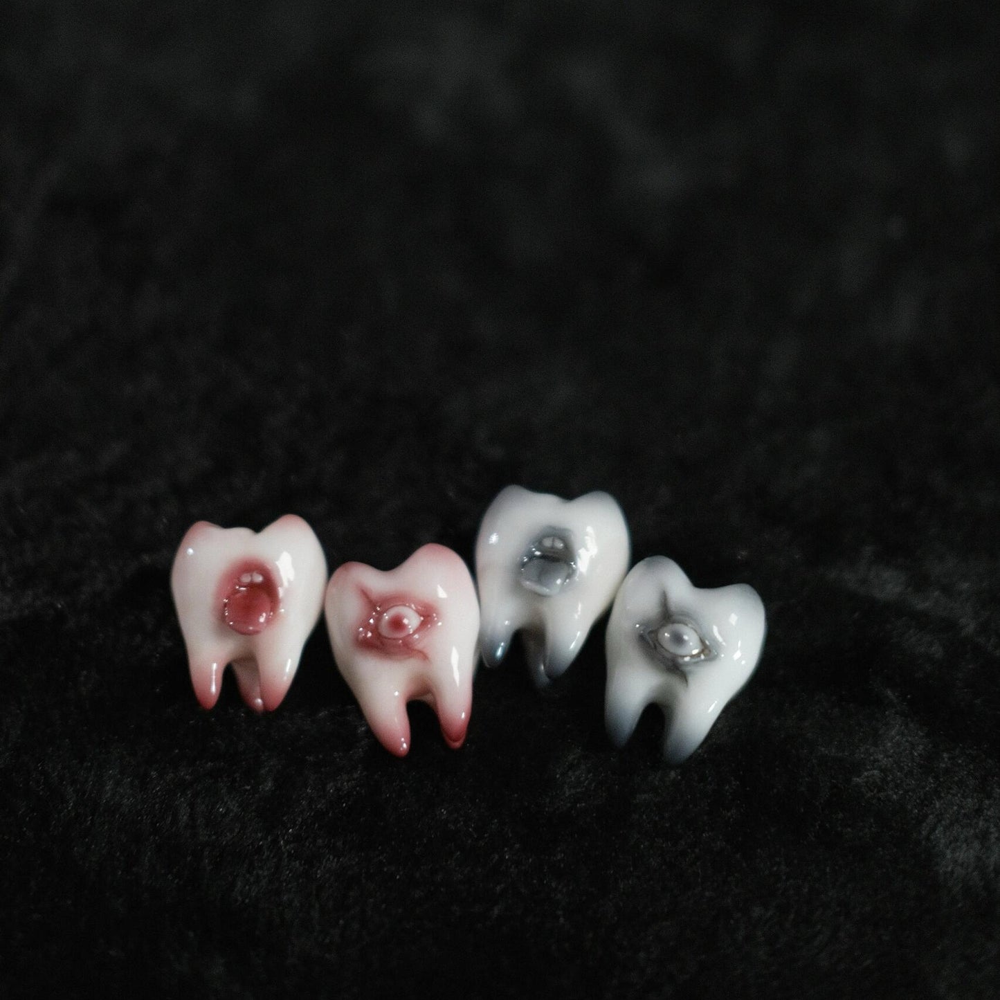 Tooth & Terror Resin Earrings