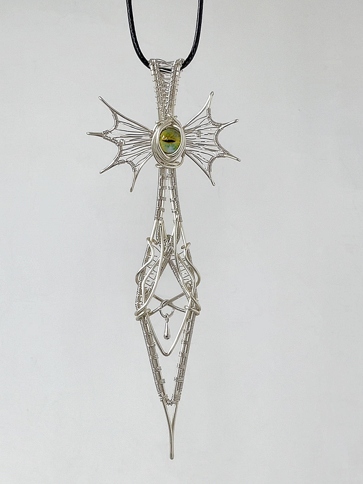 Siren's Gaze Blade Pendant Necklace