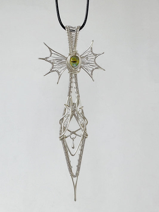 Siren's Gaze Blade Pendant Necklace