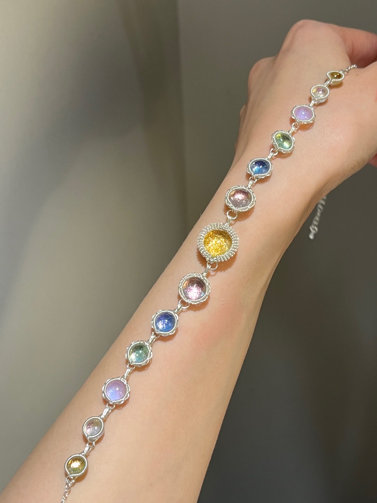 Handcrafted Fused Glass Wire-wrapping Series