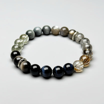 Wasteland Chic Series Quartz Crystal Bracelet