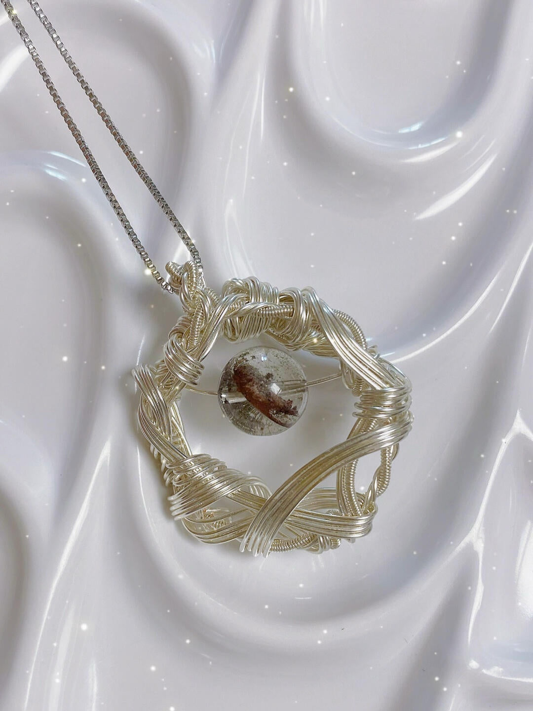 Floating Garden Pendant Necklace