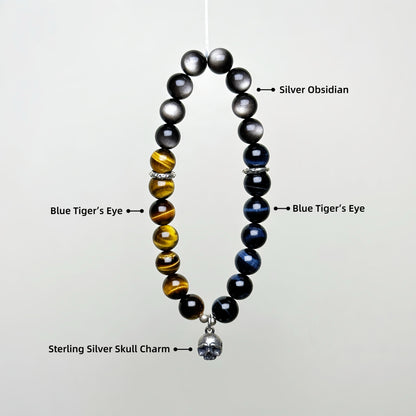 Wasteland Chic Series Quartz Crystal Bracelet