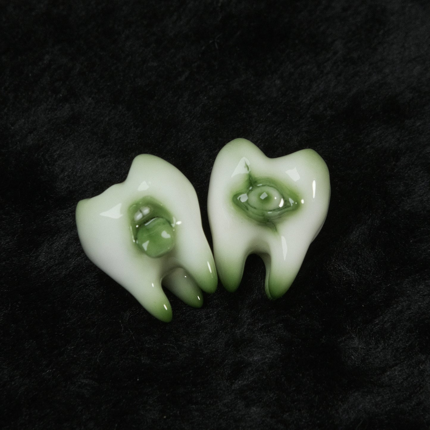 Tooth & Terror Resin Earrings