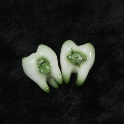 Tooth & Terror Resin Earrings