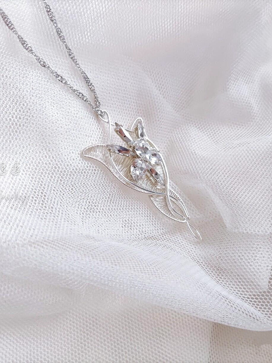 Lotr-Inspired Evenstar Pendant Necklace