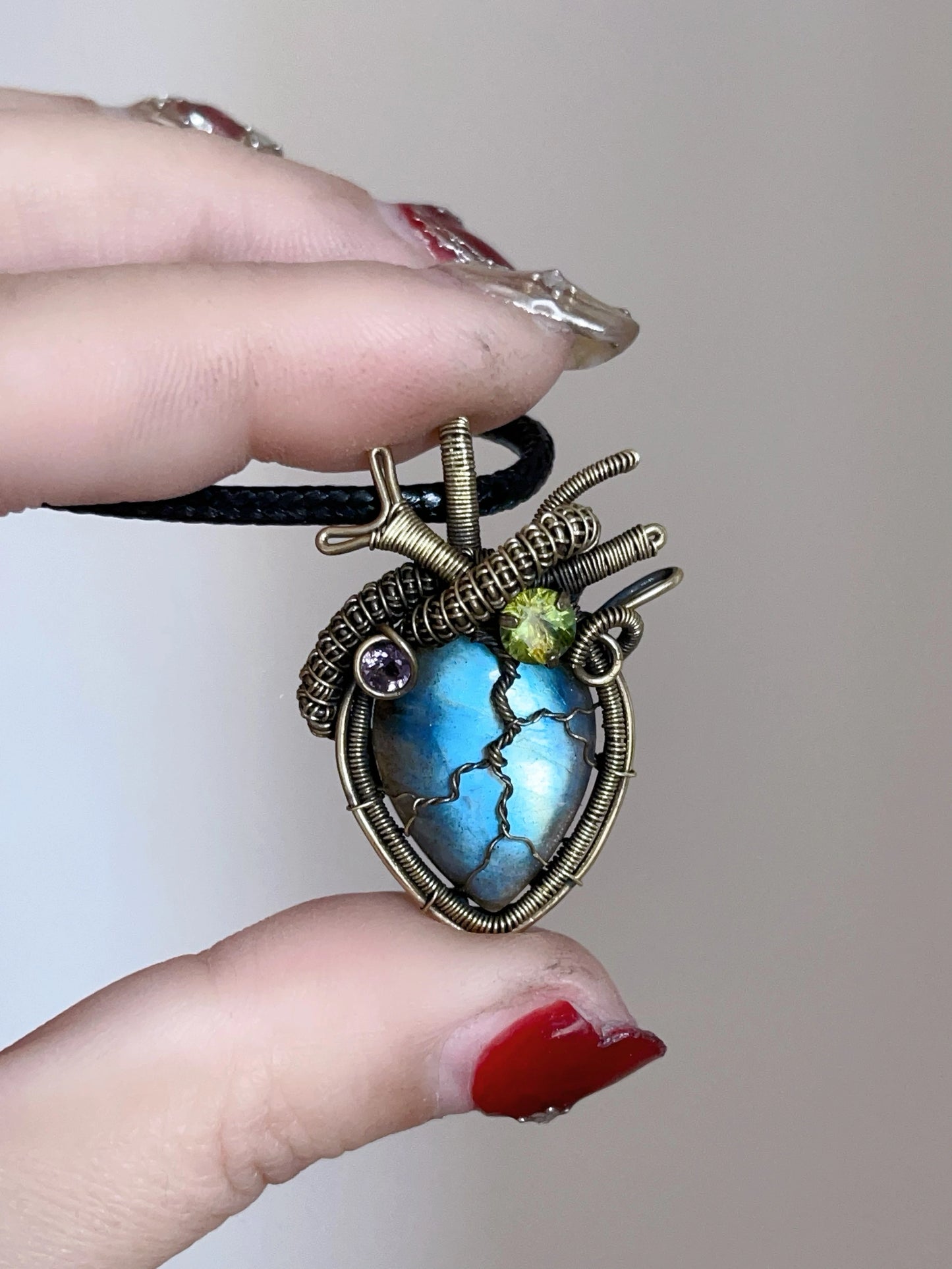 Beating Glow Heart-shaped Necklace