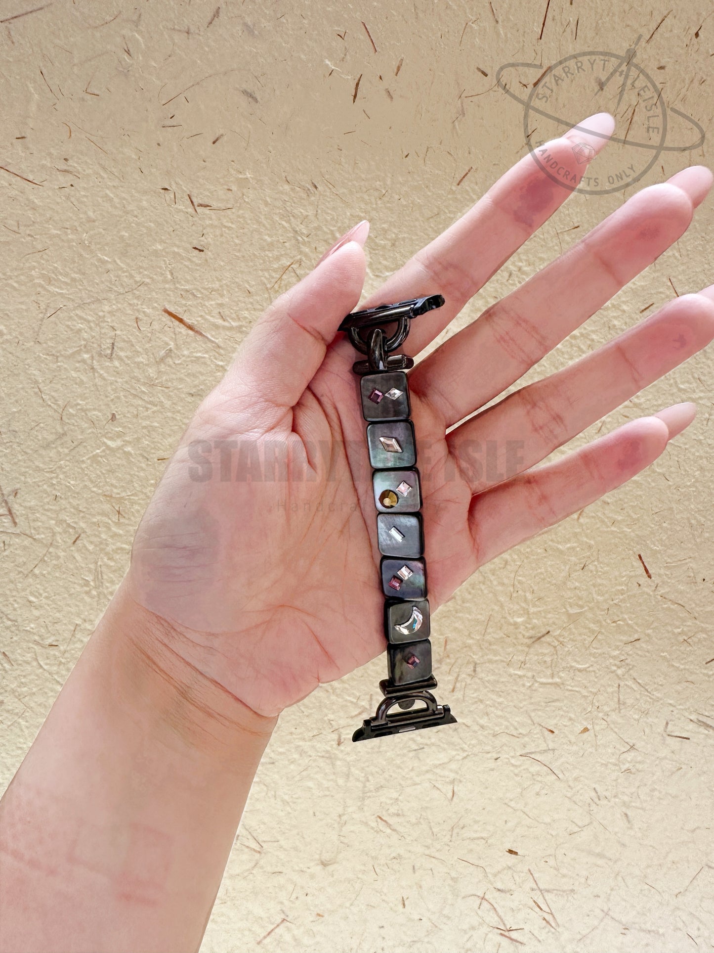 Handmade Pearl Oyster Shells Apple Watch Band