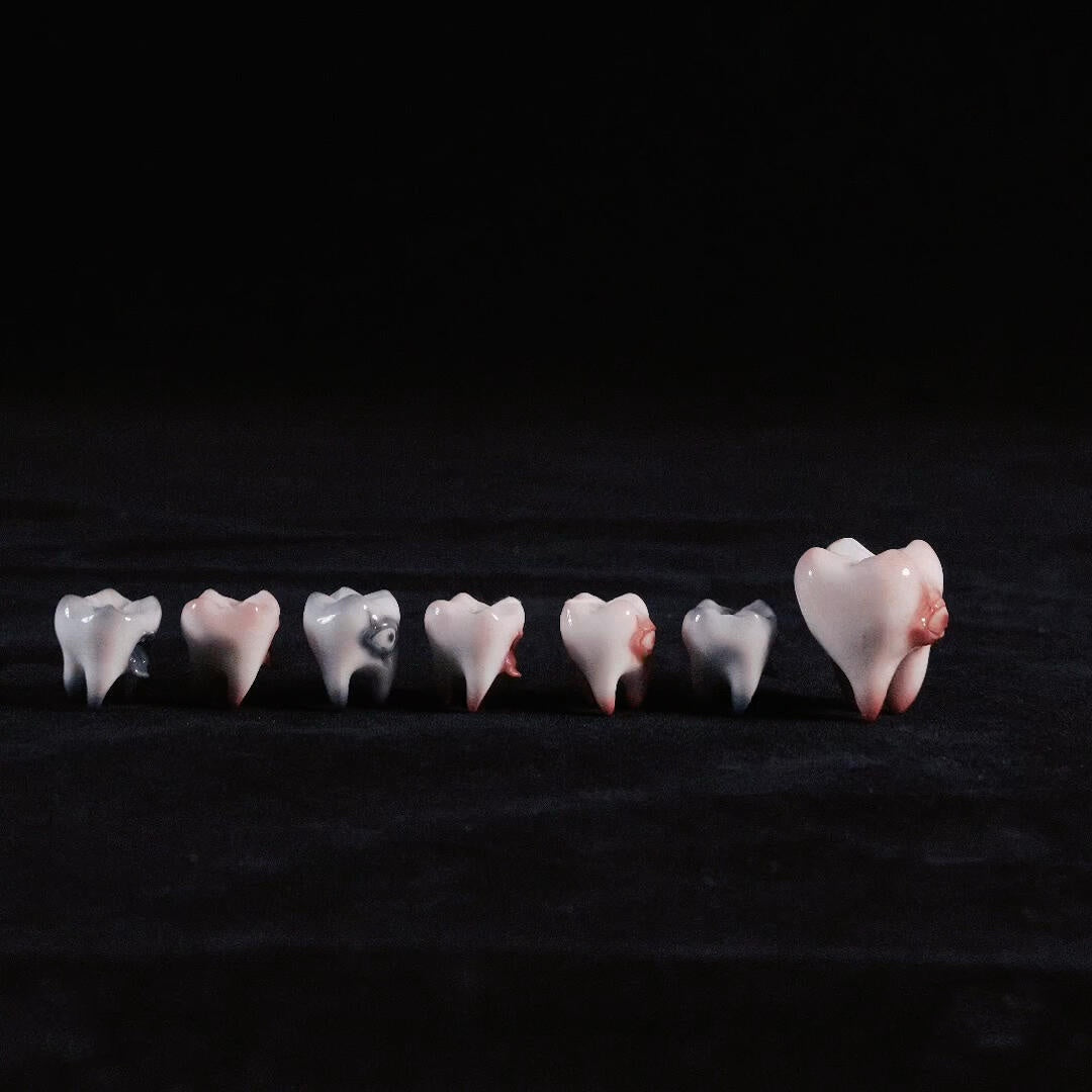 Tooth & Terror Resin Earrings