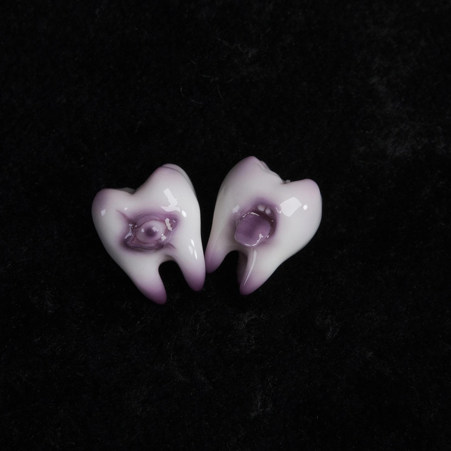 Tooth & Terror Resin Earrings