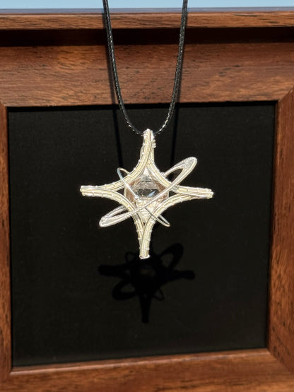 Celestial Ribbon Pendant Necklace