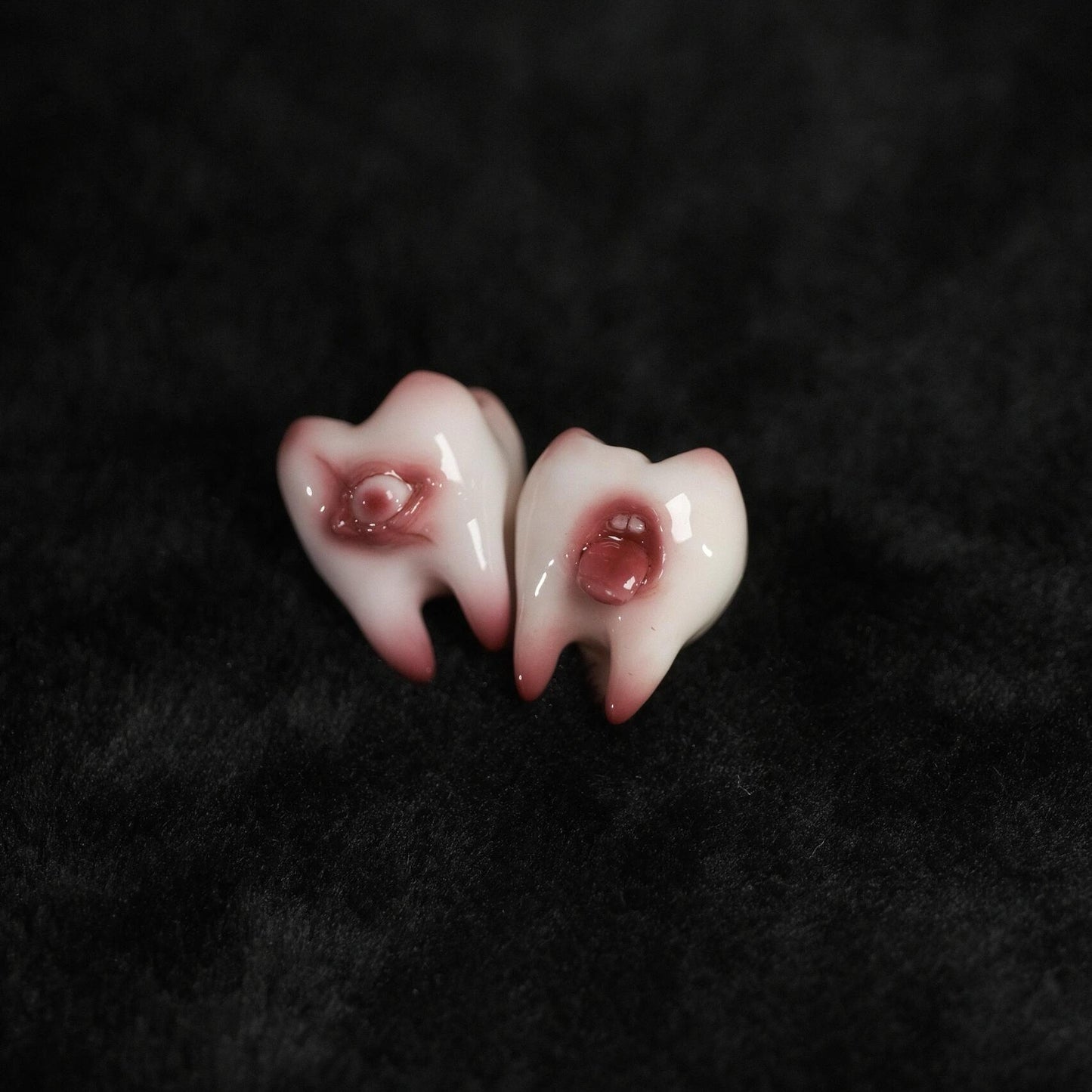 Tooth & Terror Resin Earrings
