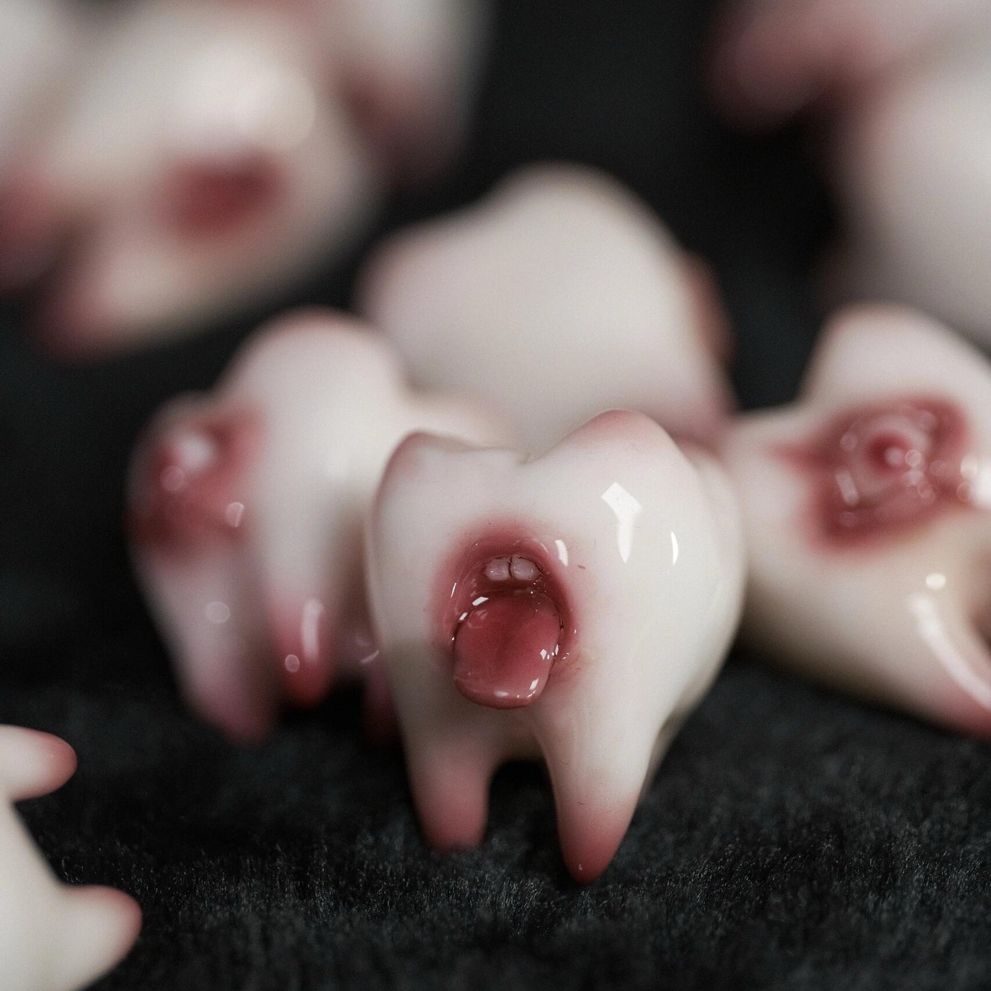Tooth & Terror Resin Earrings