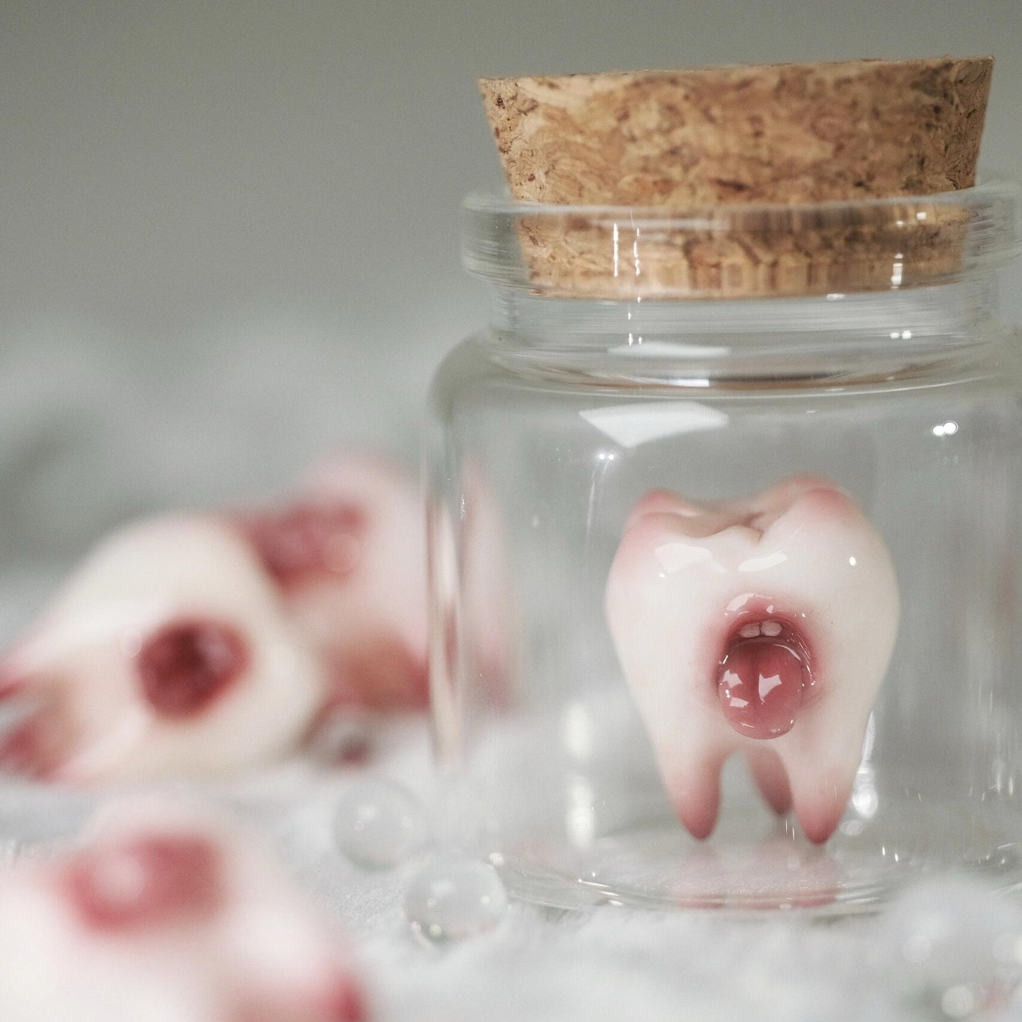 Tooth & Terror Resin Earrings