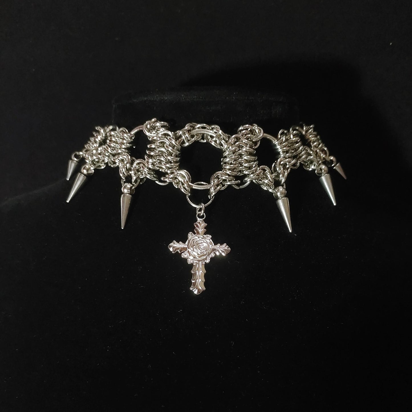 Handmade Chainmail 1012 Choker Necklace