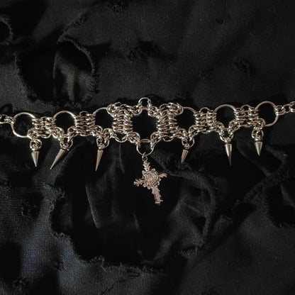 Handmade Chainmail 1012 Choker Necklace