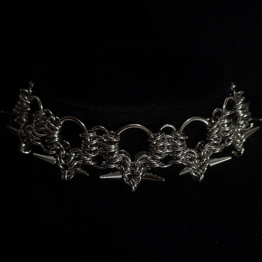 Handmade Chainmail 1016 Choker Necklace