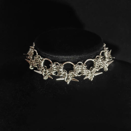 Handmade Chainmail 1016 Choker Necklace