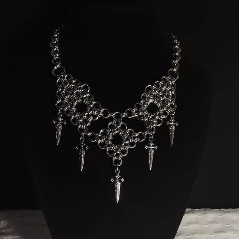 Handmade Chainmail 1018 Necklace