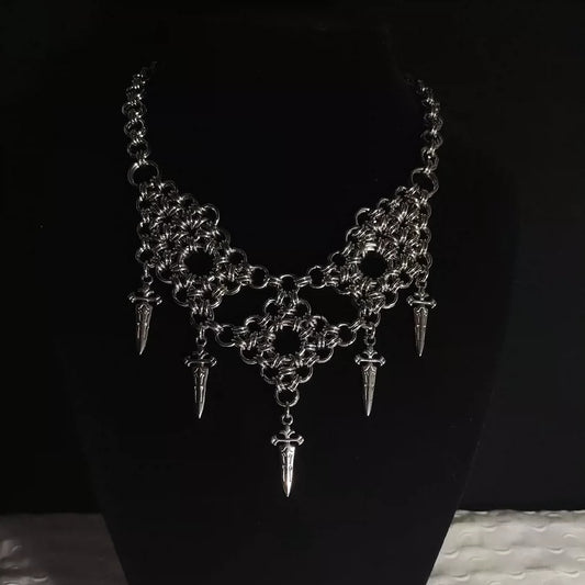 Handmade Chainmail 1018 Necklace
