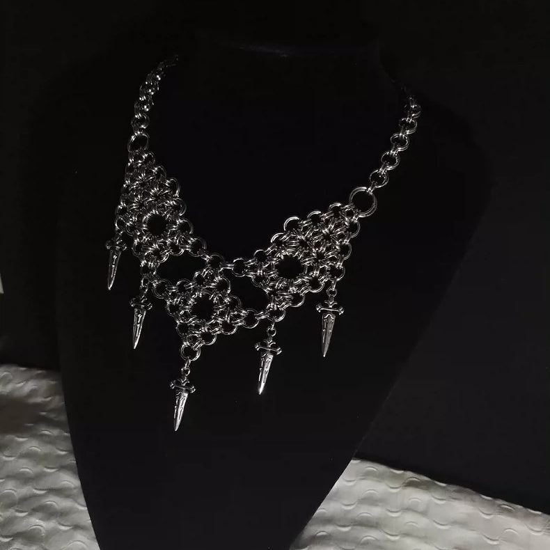 Handmade Chainmail 1018 Necklace