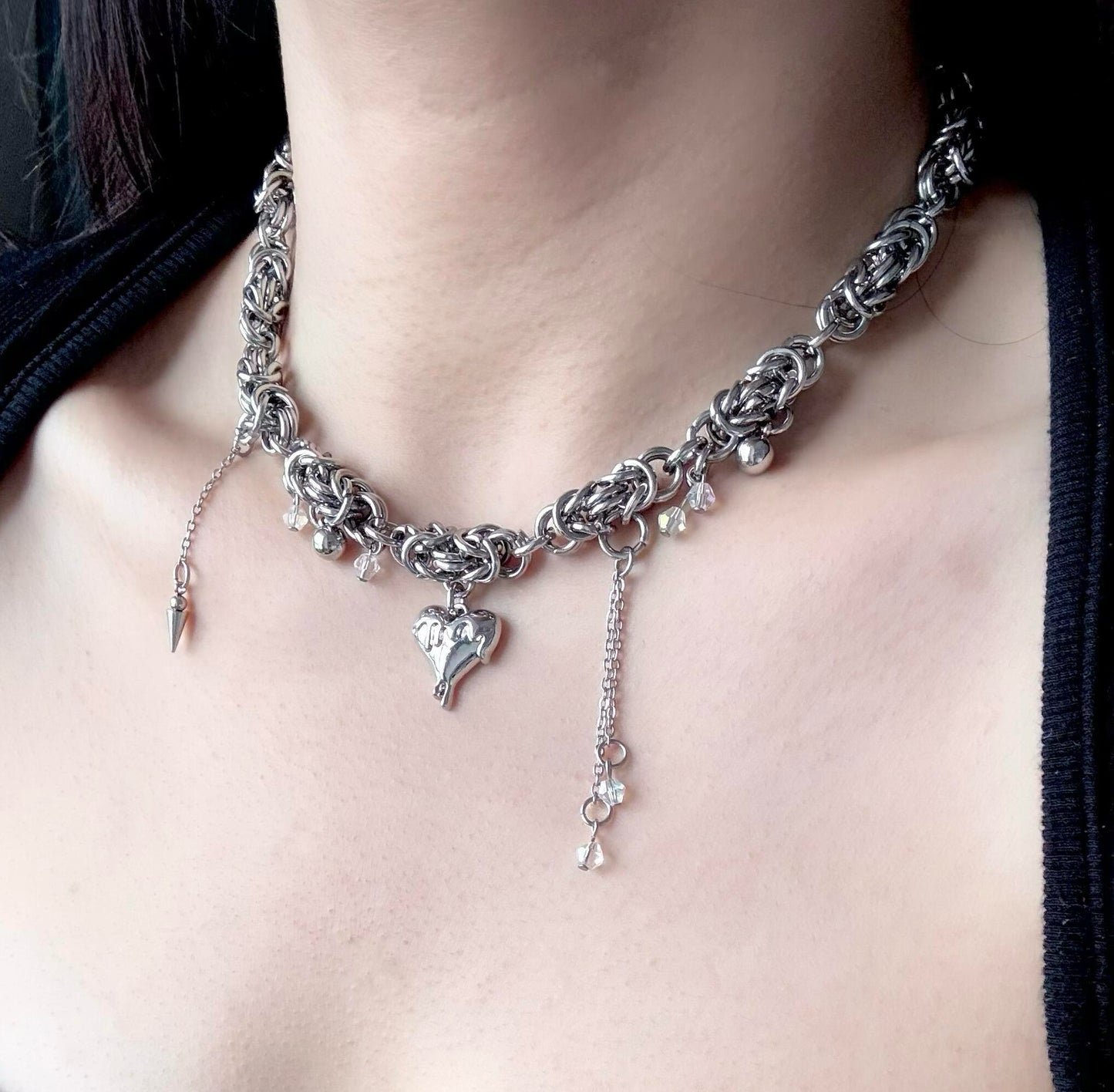 Handmade Chainmail 1022 Necklace