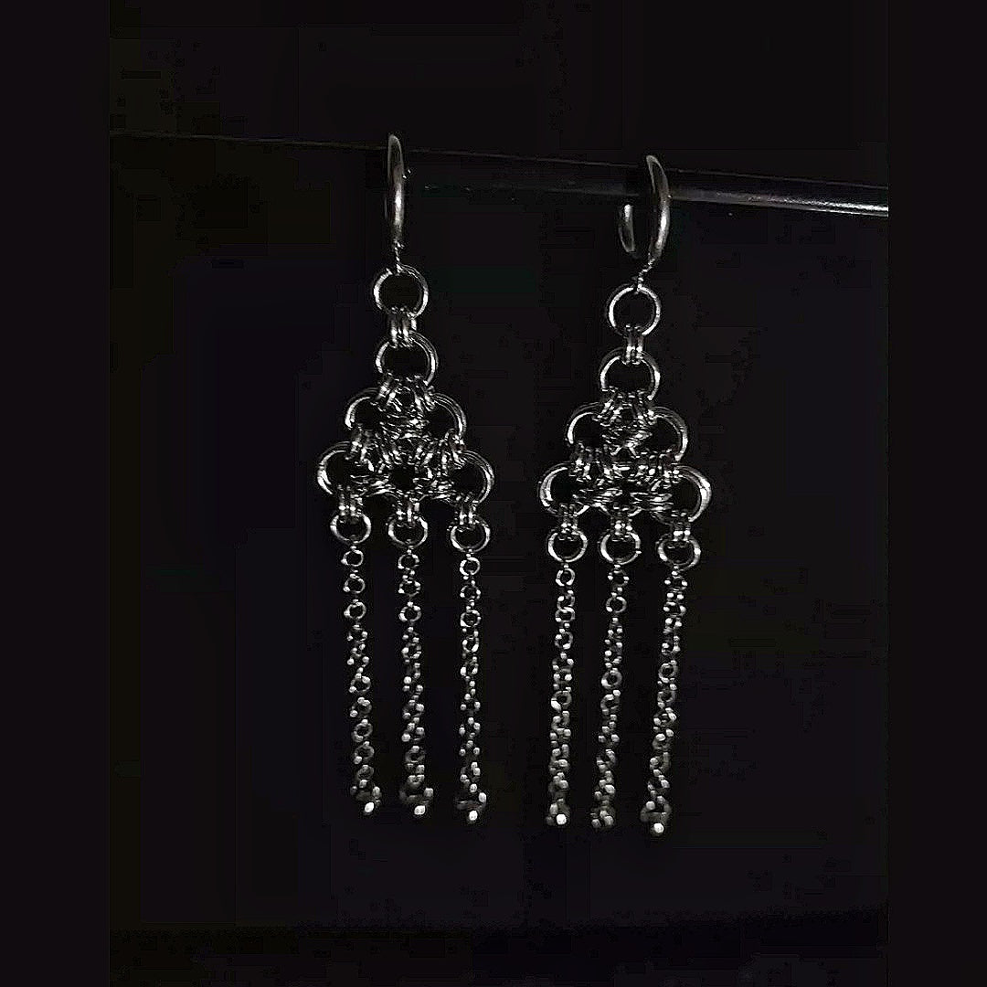Handmade Chainmail 3012 Earrings