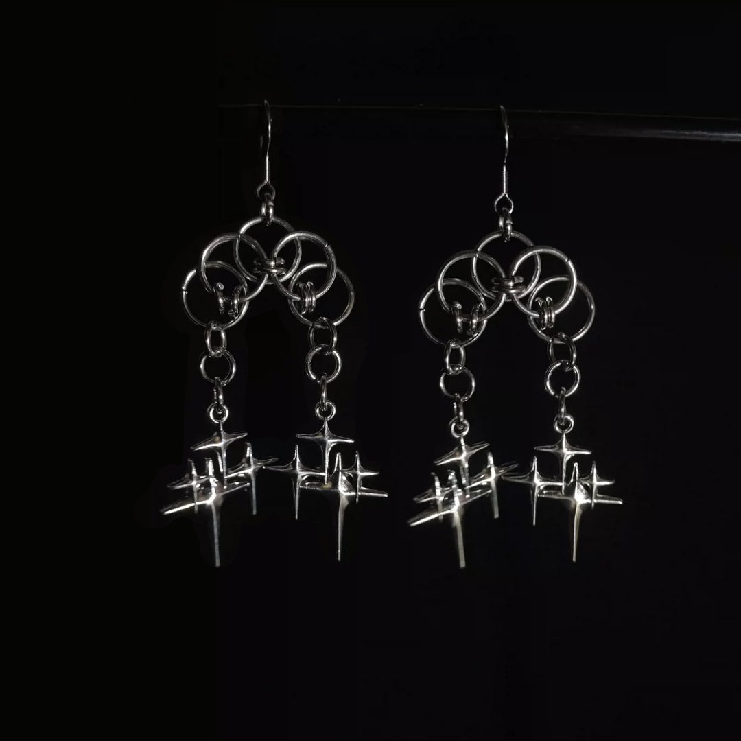 Handmade Chainmail 3013 Earrings