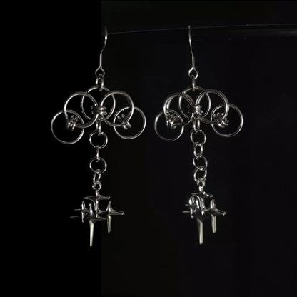 Handmade Chainmail 3014 Earrings