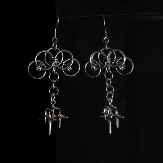 Handmade Chainmail 3014 Earrings